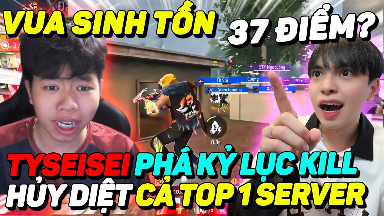 VAR CỰC CĂNG CẢ TOP 1 SERVER - TYSEISEI VÀ STY HỦY DIỆT 37 ĐIỂM | ĐẲNG CẤP VUA SINH TỒN