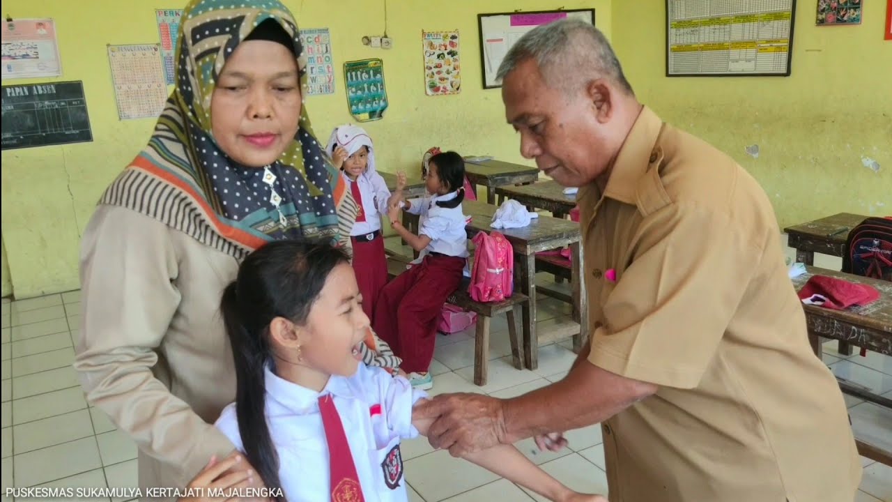 BIAS Suntik Imunisasi SDN Sukamulya III Kertajati Majalengka