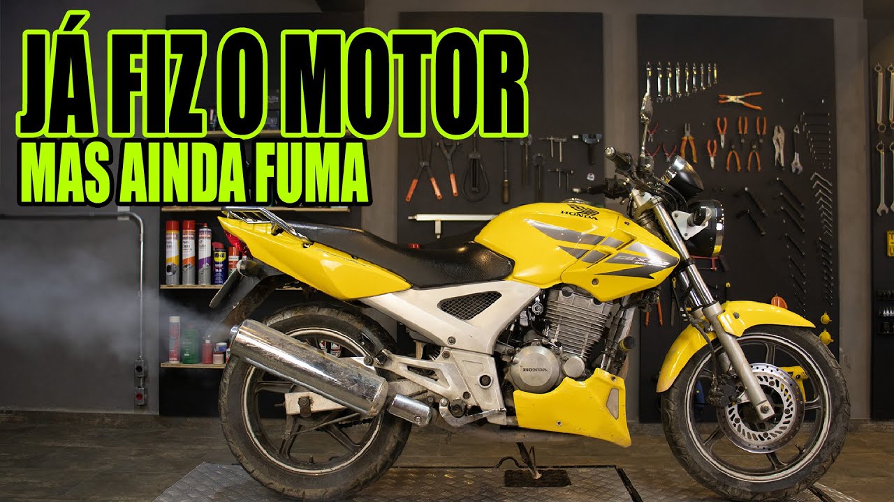 Fiz o motor e a moto voltou a fumar em pouco tempo, por quê?