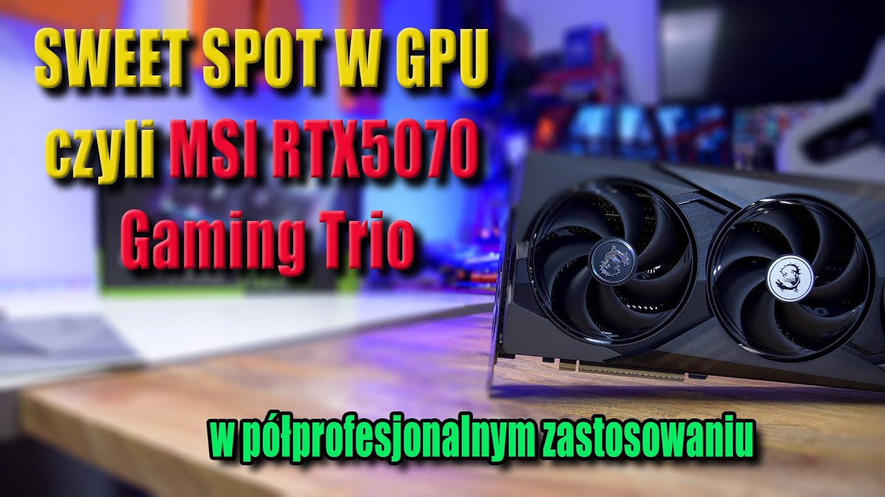 Czy RTX5070 nadaje się do pracy? Sprawdzam ją z Ai