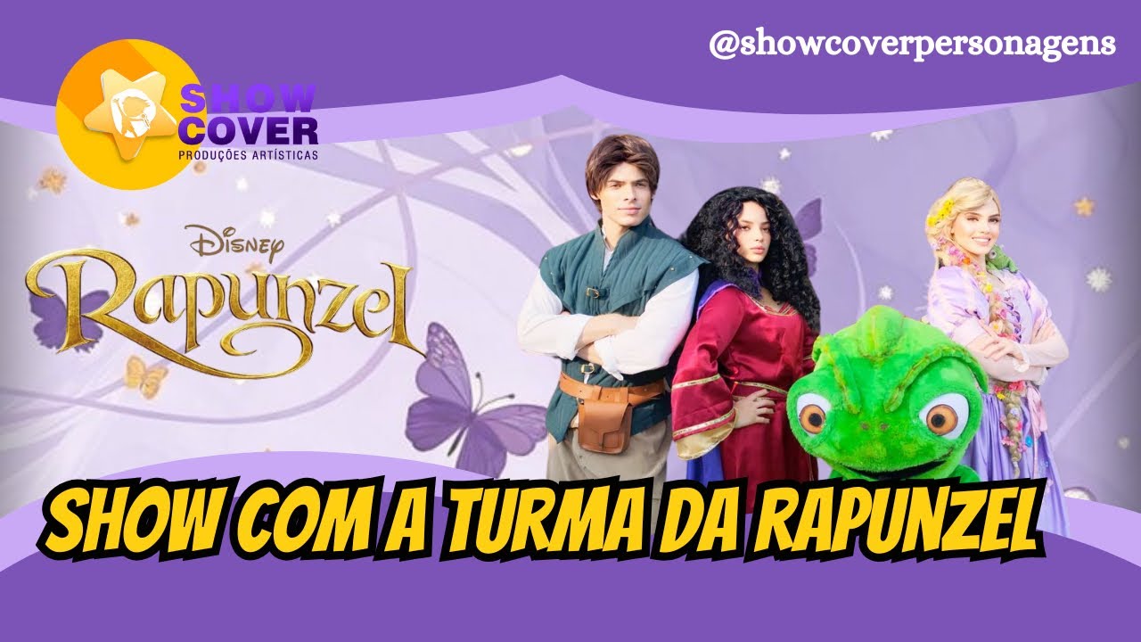 SHOW COM A TURMA DA RAPUNZEL - FESTA INFANTIL -11 976233043 