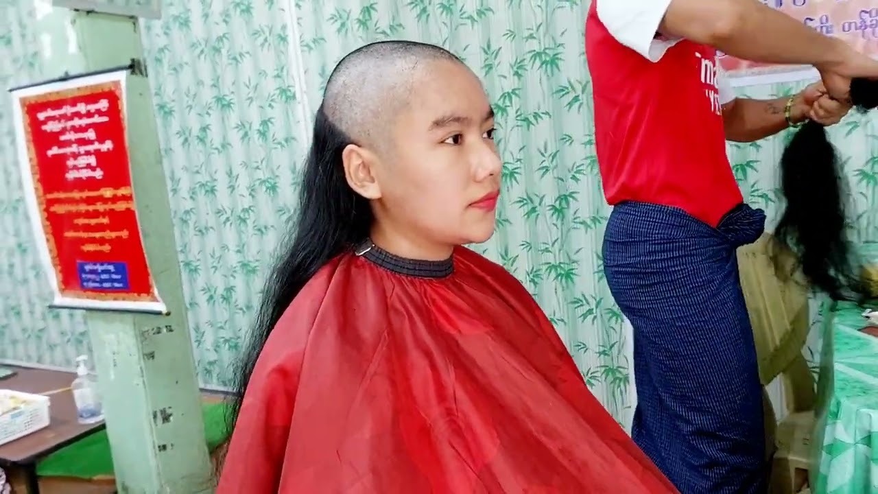 Myanmar Golden hair donation
