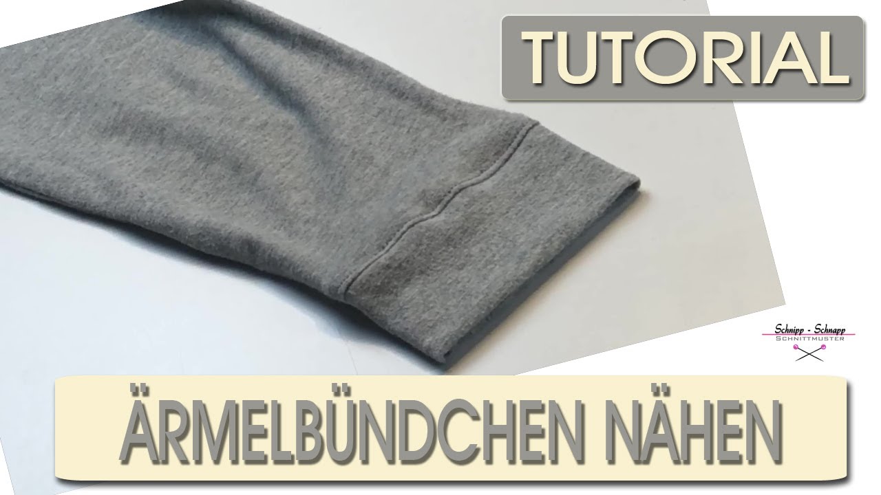 Ärmelbündchen nähen - ganz einfach