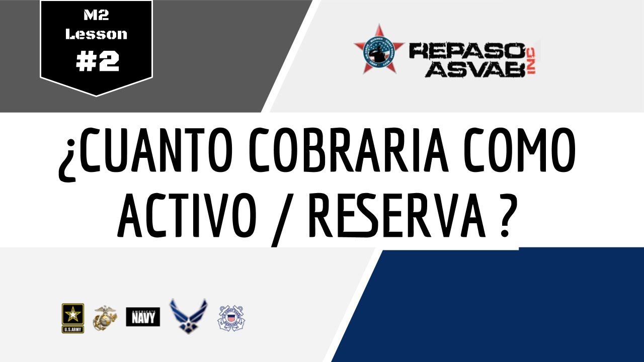 ¿CUANTO COBRARIA COMO ACTIVO / RESERVA? ]
