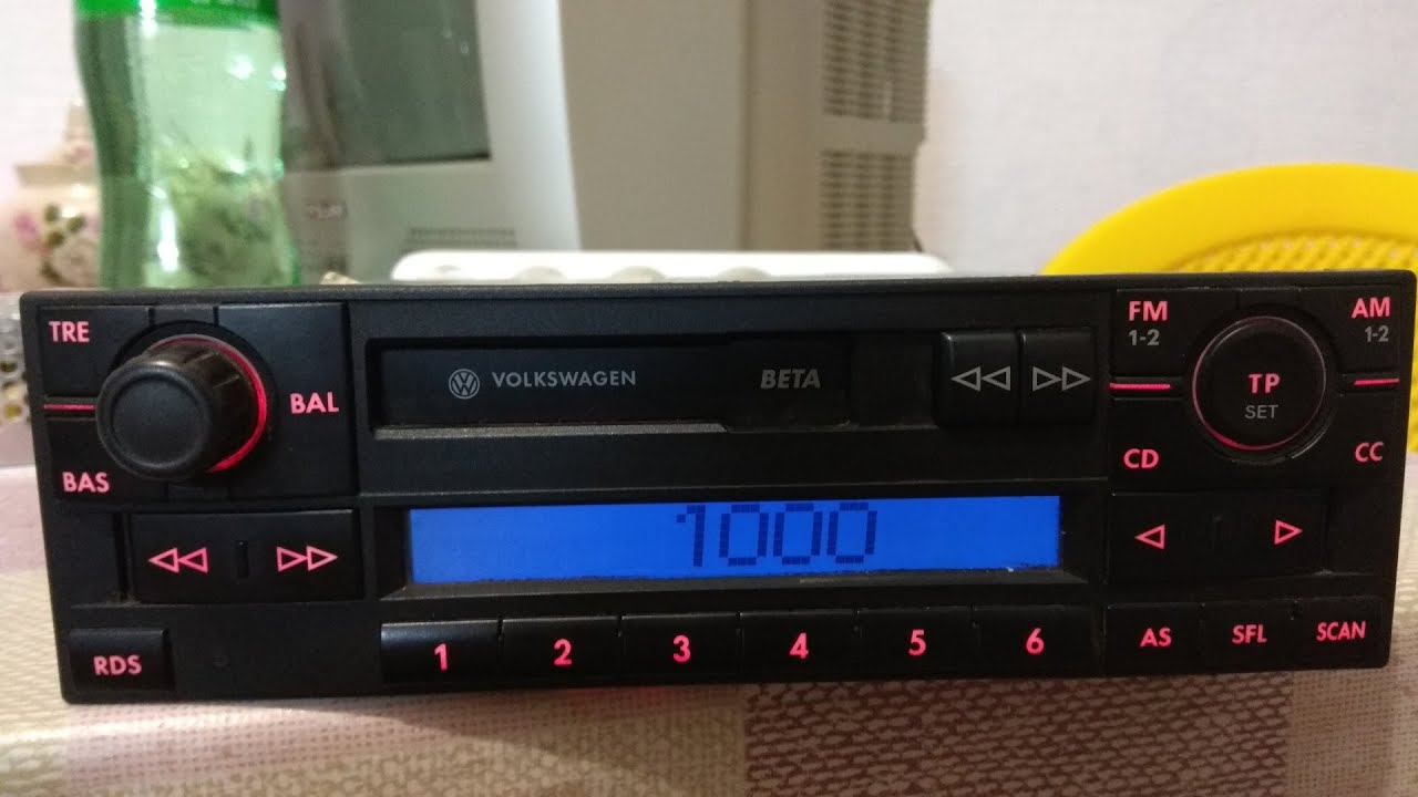 AUX в штатную магнитолу BETA VW Golf 4