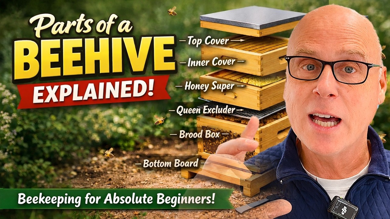 Parts of a Beehive EXPLAINED | Beekeeping for Absolute Beginners | Start Keeping Bees
