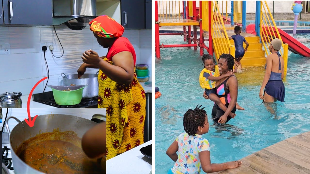 Cooking my favorite Nigerian Soups | Follow us to the most beautiful WATER PARK In Port Harcourt!
