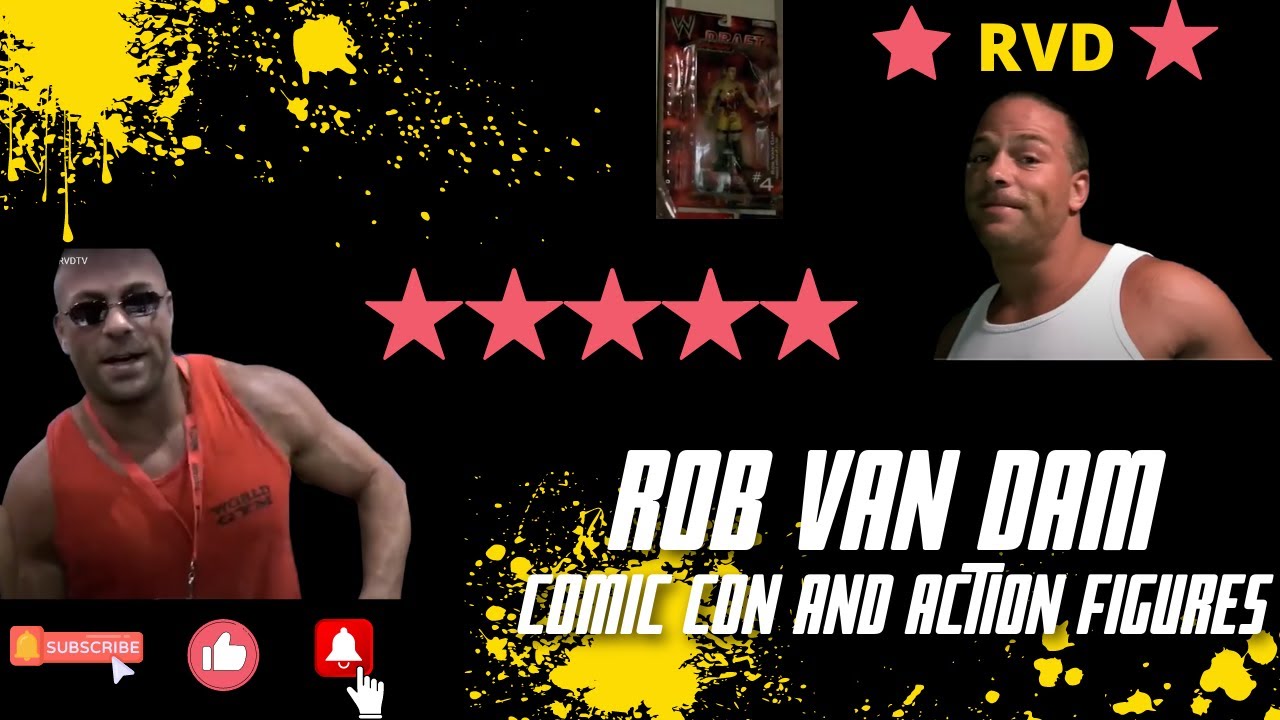 Роб Ван Дам — Comic Con и фигурки — RVDTV
