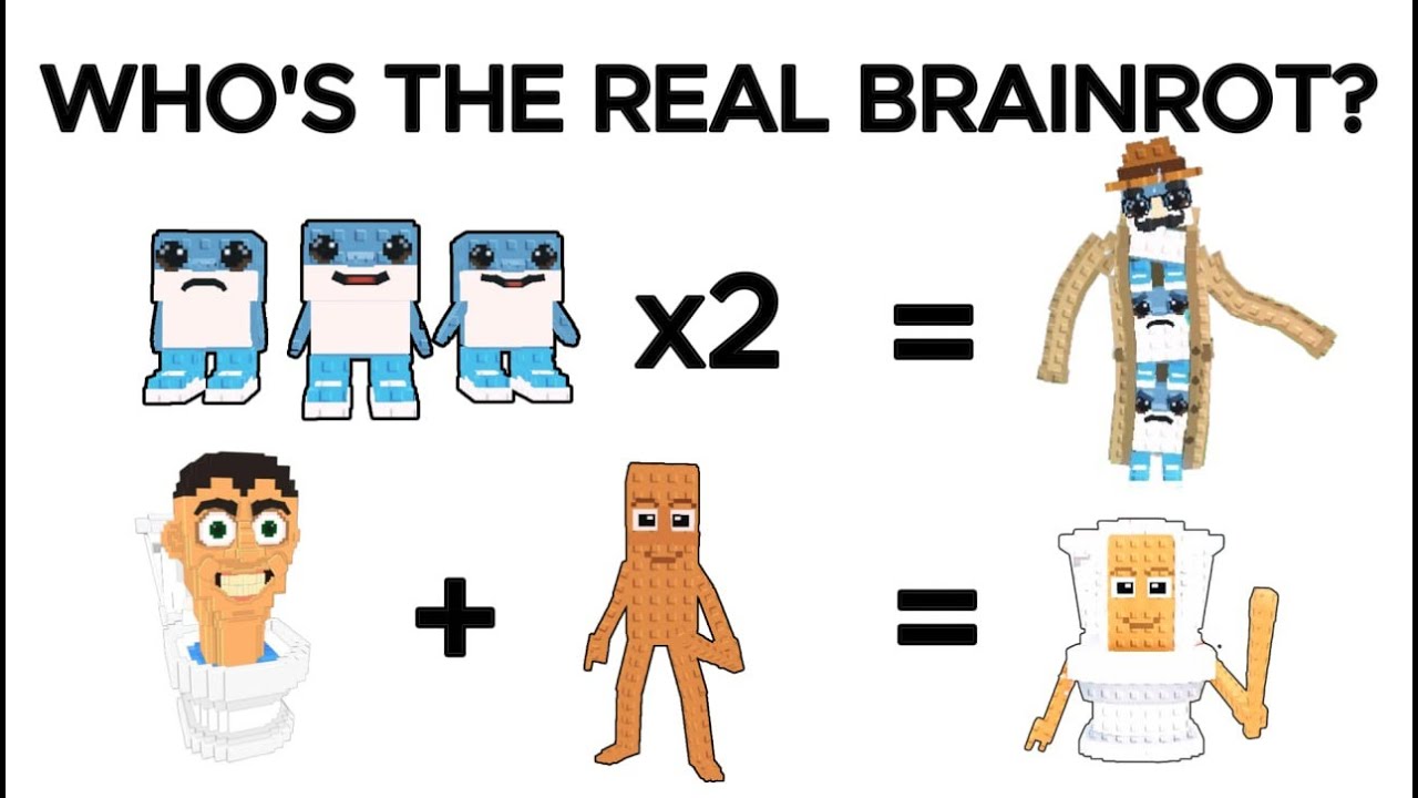 НОВИНКА! Украдите комбинацию Brainrot! Встречайте ОРИГИНАЛЬНЫЕ BRAINROTS...