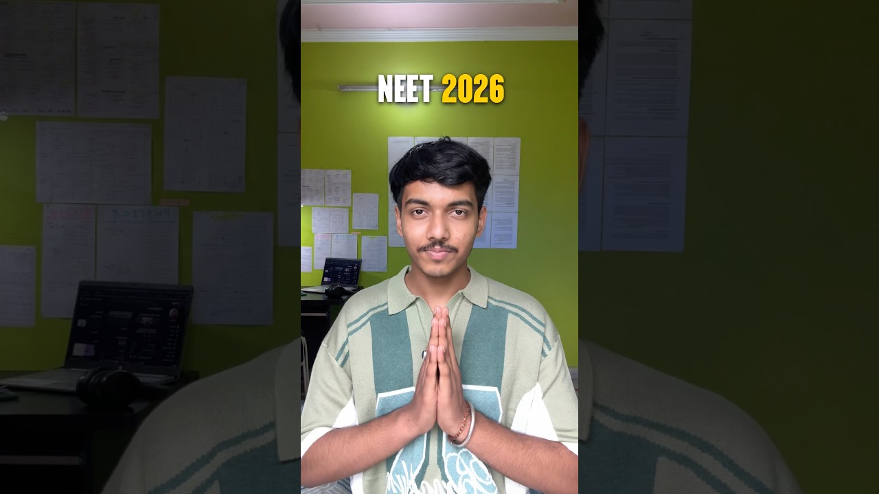 A day before NEET 2026 Examination! 👨🏻&zwj;🎓🤍📖 #neet #neetaspirants #aiims #motivation