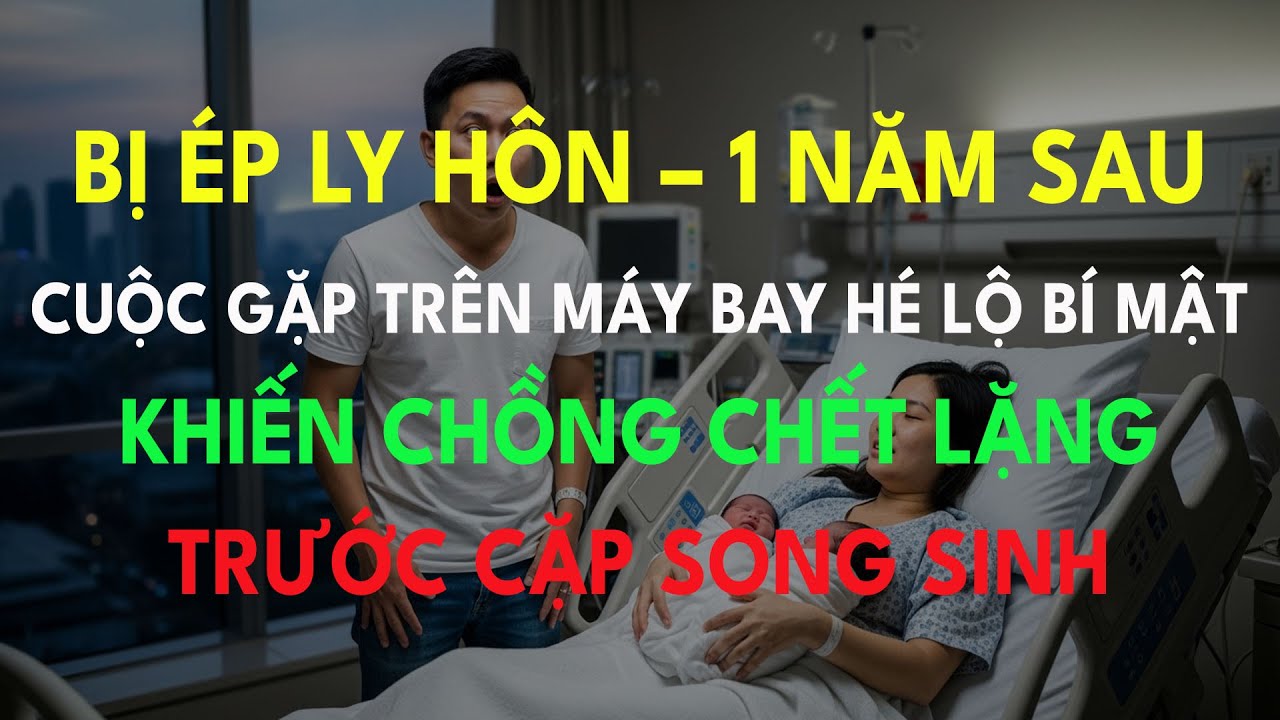 Bị Ép Ly Hôn  1 Năm Sau Cuộc Gặp Trên Máy Bay Hé Lộ Bí Mật Khiến Chồng Chết Lặng Trước Cặp Song Sinh
