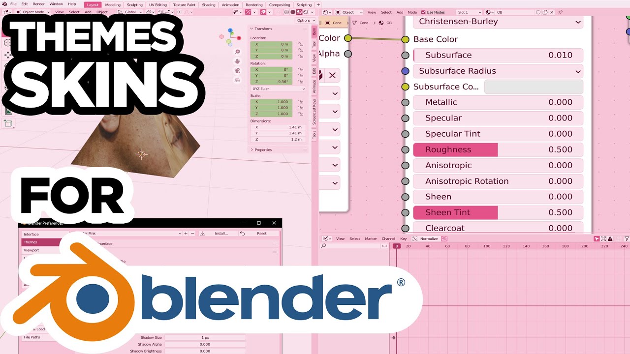 [Blender 3.3.1] How to install UI themes