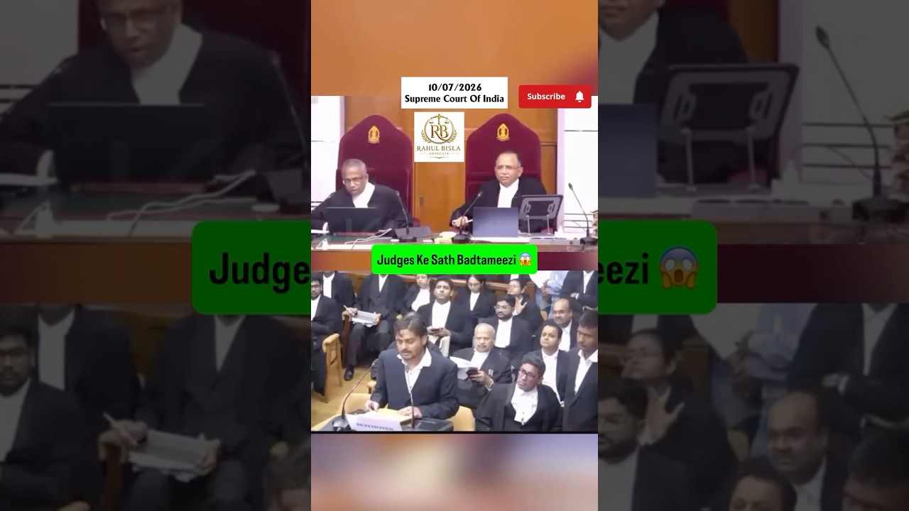 Supreme Court Judge Abused By Petitioner 😱