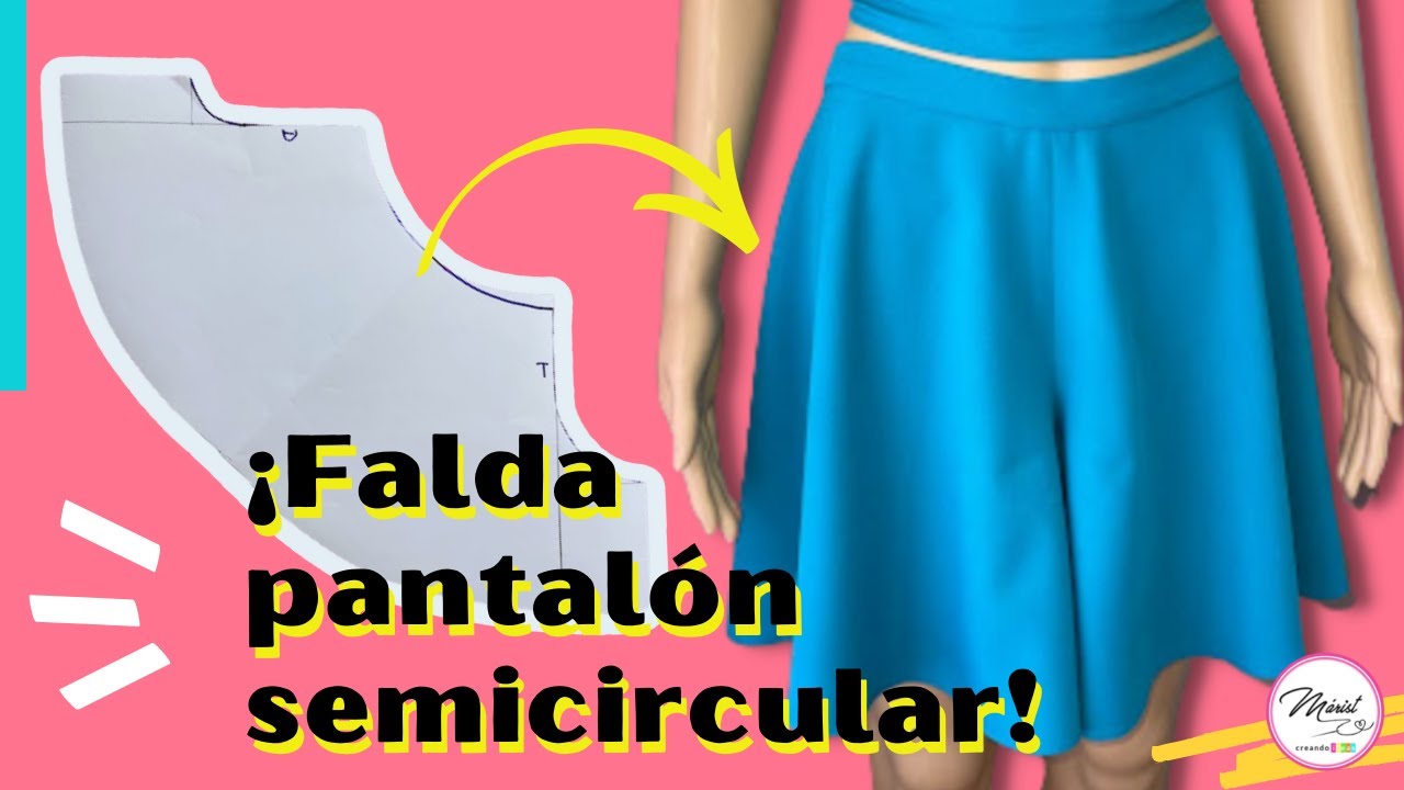 #91 ¡Haz tu propia falda pantalón fácil y rápido!