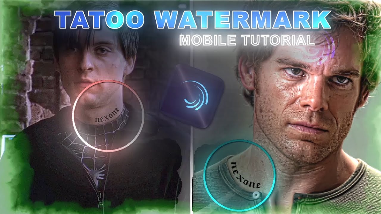 EASY Tattoo Watermark Tutorial 💀🔥 (Alight Motion) - Get That Pro Look in Minutes