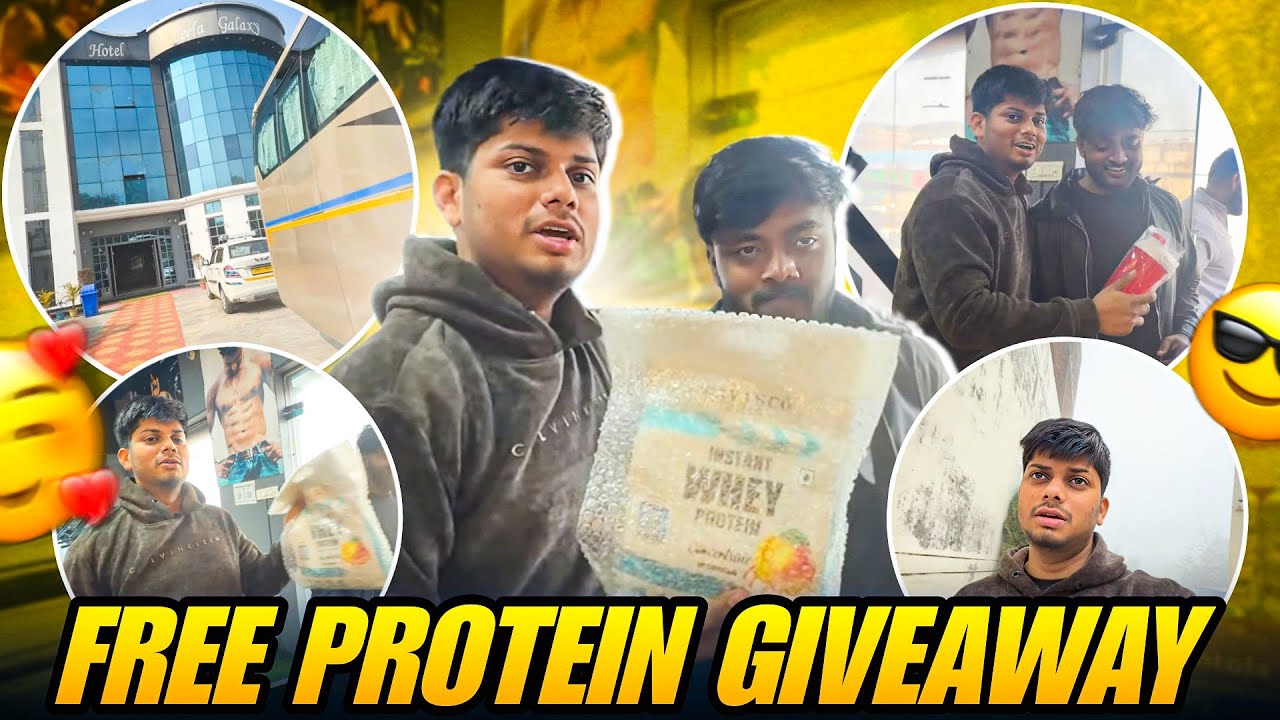 Subscribers Ke Liye FREE Whey Protein 😱🎁 | Giveaway Vlog