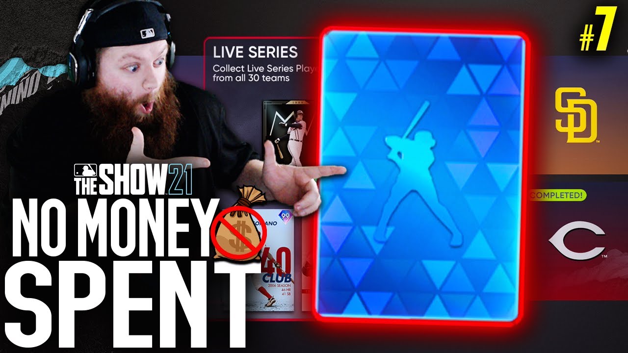 NO MONEY SPENT! COLLECTIONS AND PACKING OUR FIRST DIAMOND| MLB The Show 21 Diamond Dynasty #7