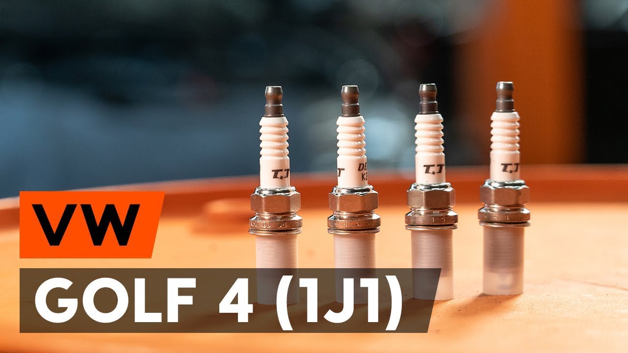 How to change spark plug on VW GOLF 4 (1J1) [TUTORIAL AUTODOC]