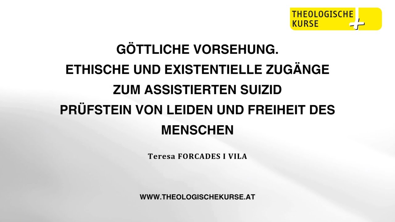 Teresa FORCADES I VILA: Göttliche Vorsehung