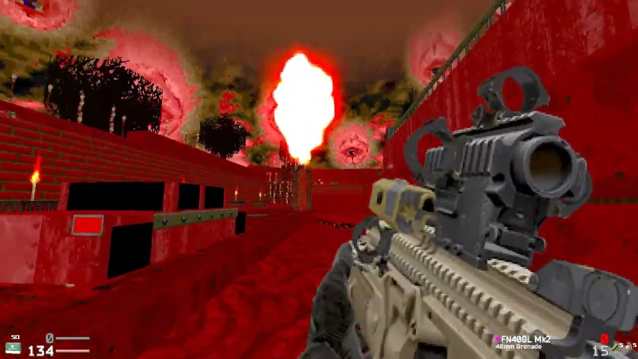 Doom Pina Colada MAP18 with Call of Doom Tarkov weapons