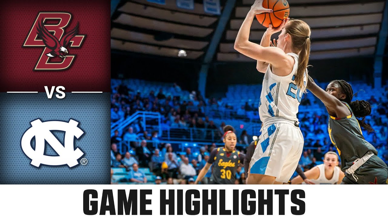 Boston College vs. North Carolina Full Game Replay | 2024-25 ACC Women's Basketball
