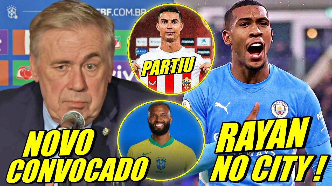 BRASILEIRO ENLOUQUECE INGLESES !! ANCELOTTI JÁ TEM SEU 9 ! CR7 NA ESPANHA