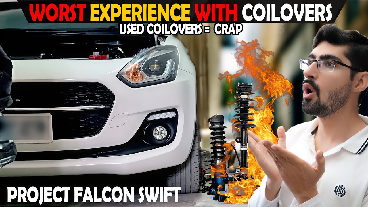 Lowering the Falcon Swift on Coilovers… It Didn’t Go as Planned! 🤐