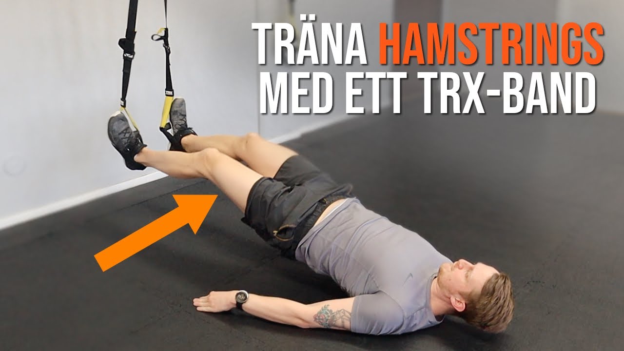 Träna hamstrings med ett TRX-band