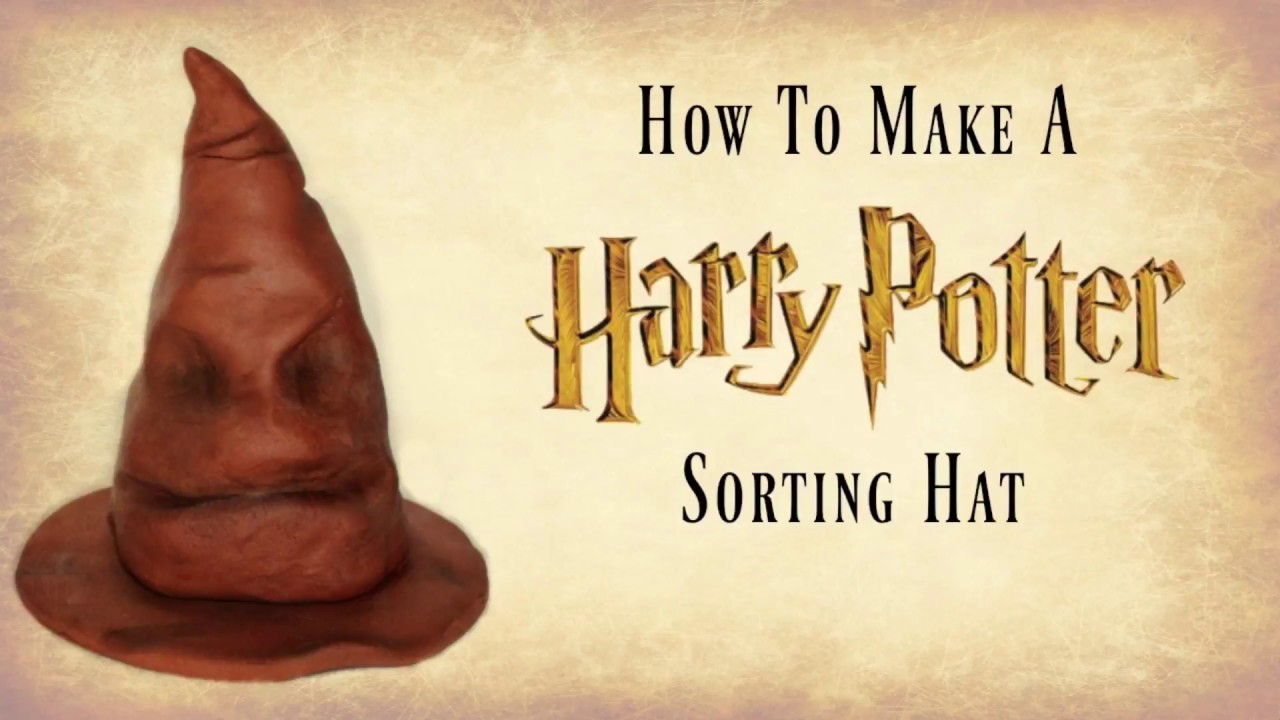 How to make a Harry Potter Sorting Hat fondant cake topper!