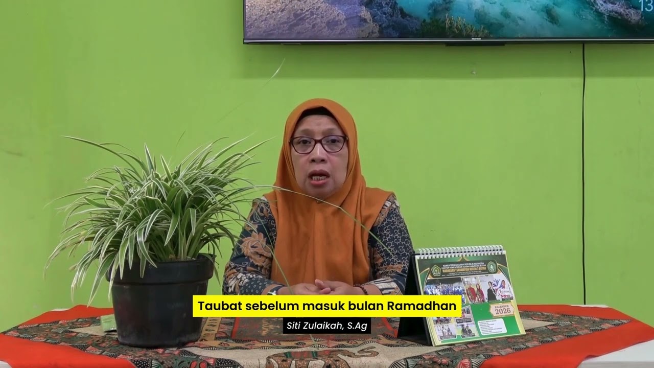Ta'dib Ramadhan bersama Siti Zulaikah, S.Ag 