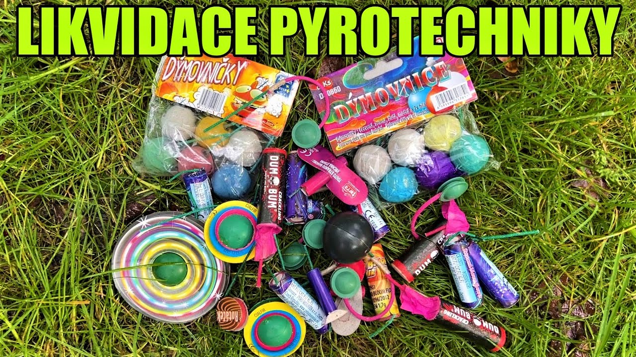 Pyrotechnika - Likvidace zbytků dětské pyrotechniky!