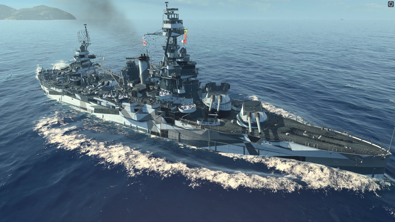 World of Warships - Texas Tier 5 Premium USN Battleship Overview
