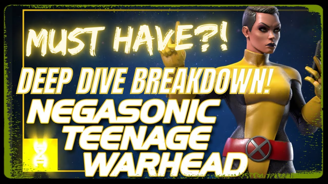 Negasonic Seems Like A META Champion From Get Go! Deep Dive And Abilities Breakdown!