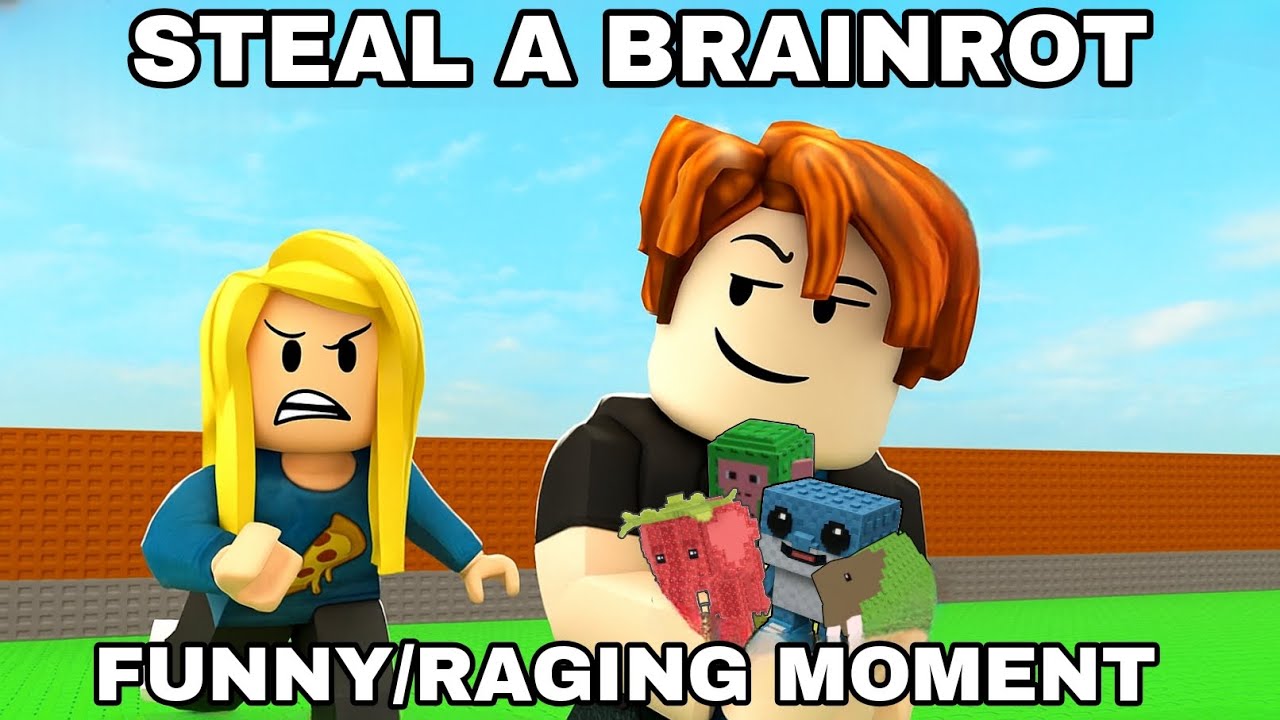 Roblox Steal a Brainrot - Raging/Crying Kids Compilation  (Funny Moment!)