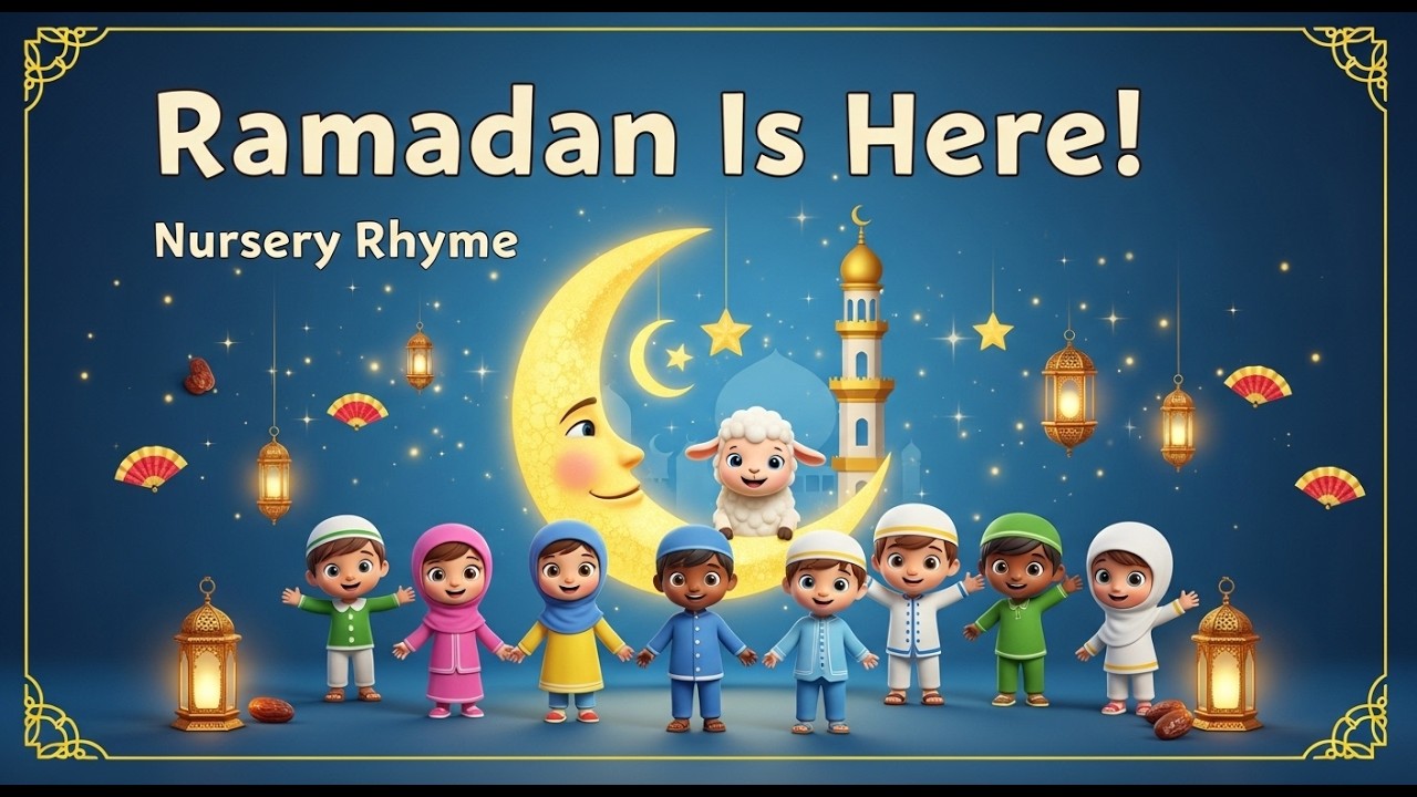 Ramadan Is Here 🌙  Emotional Ramadan Nasheed 2026  Heart Touching Islamic Kids Song