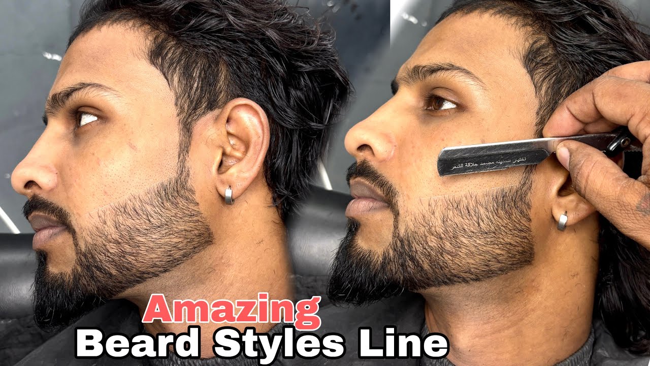Amazing Beard Stylish Line For Men | Step By Step Tutorial Video | Sahil Barber 
