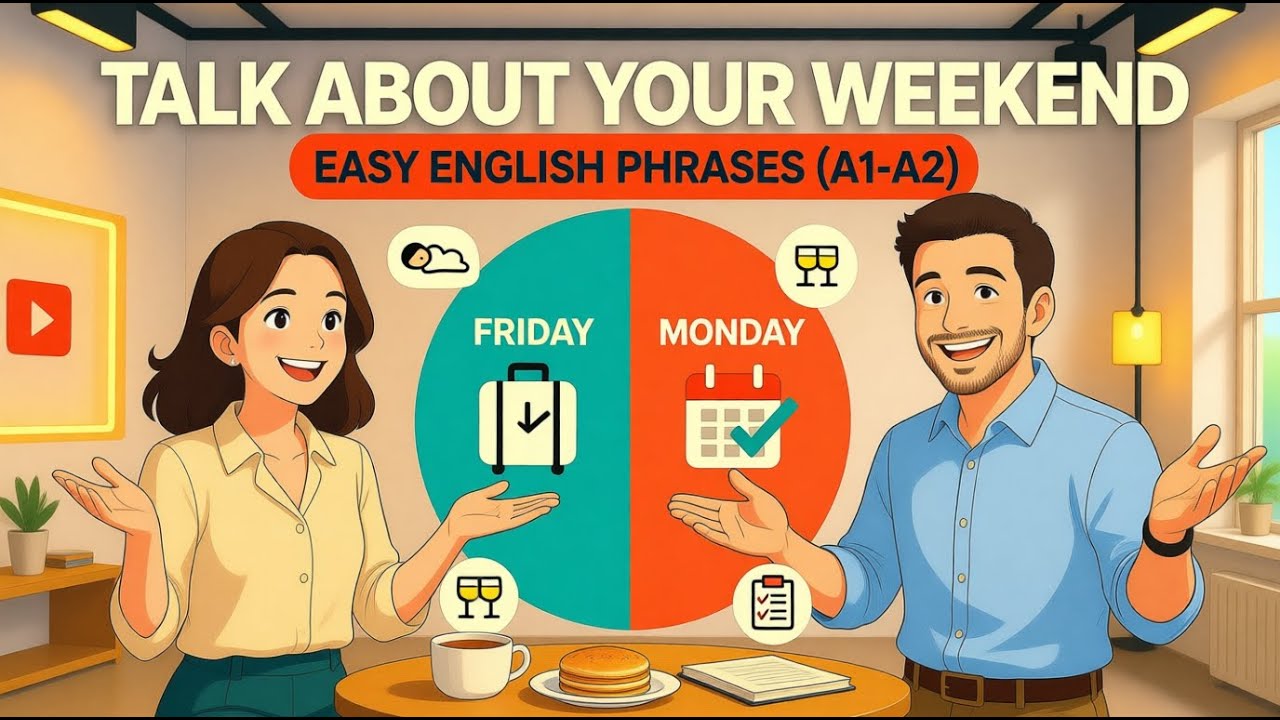 TALK about Your WEEKEND |English Speaking Practice | English podcast