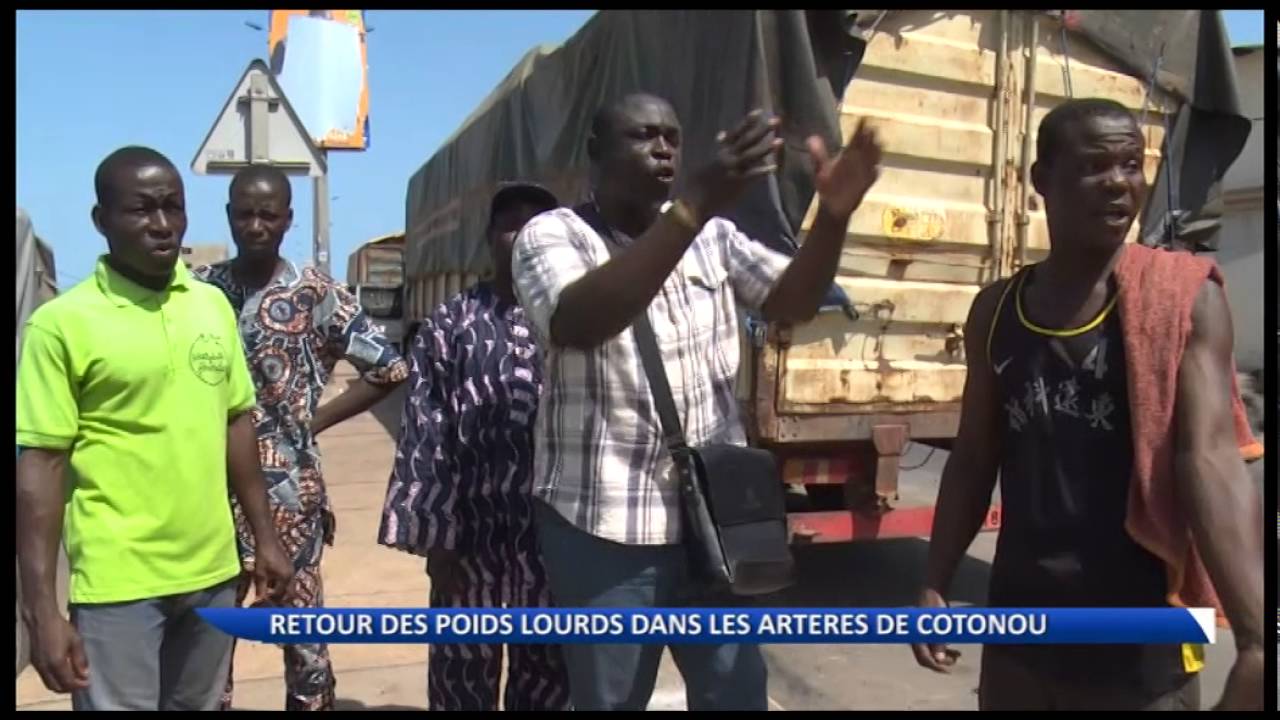 Les camions poids lourd de retour dans les artères de Cotonou