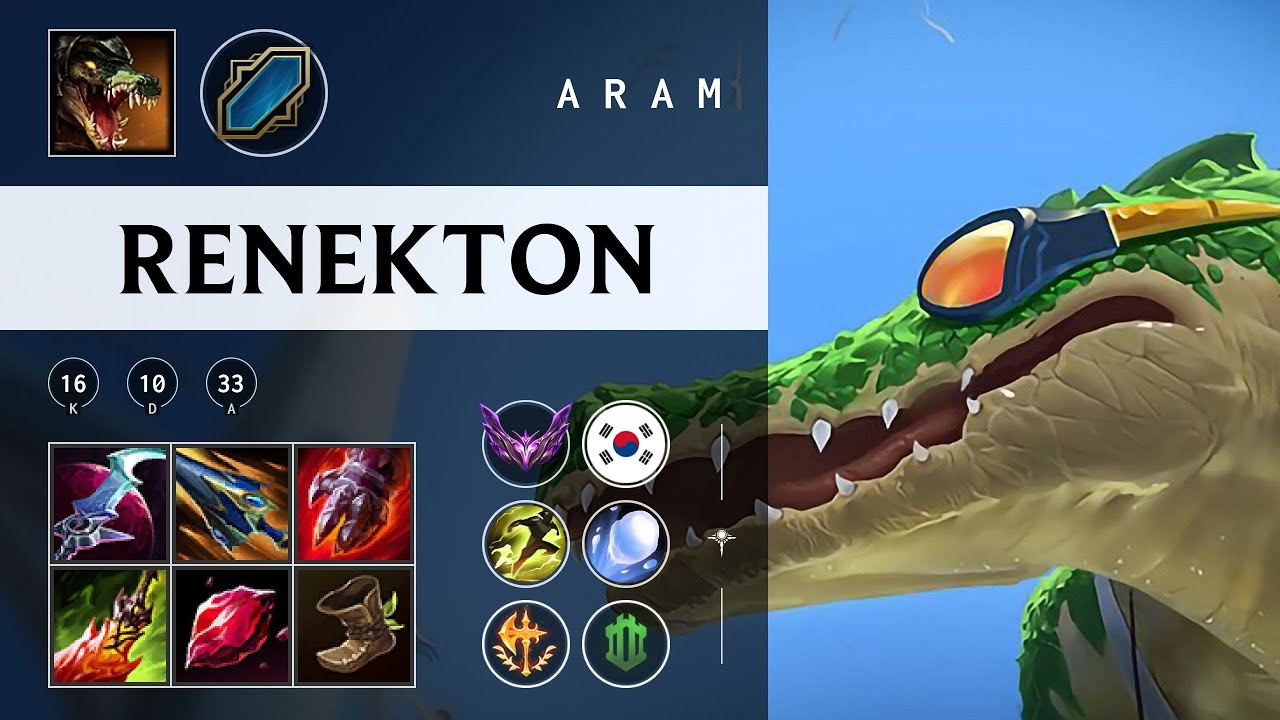 Renekton ARAM - KR Master Patch 25.24