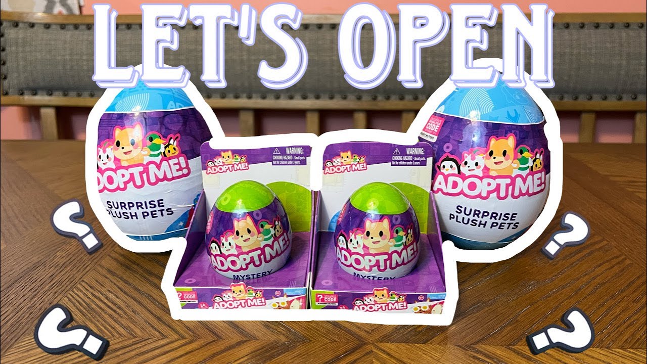 Adopt Me Surprise Plush Pets AND Adopt Me Mystery Pets ! Opening ! - Unboxing -