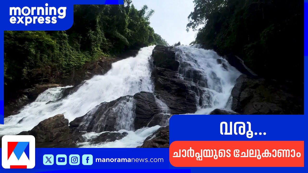 വഴിയരികിലെ പ്രകൃതിസൗന്ദര്യം; കണ്ണിന് കുളിര്‍മയായി ചാര്‍പ്പവെള്ളച്ചാട്ടം| Thrissur |charpa waterfalls