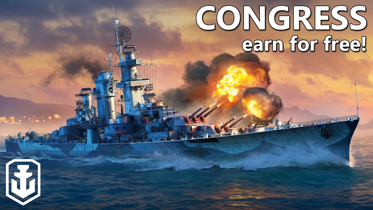 Excellent Free Premium In Update 15.5 - Congress (World of Warships)