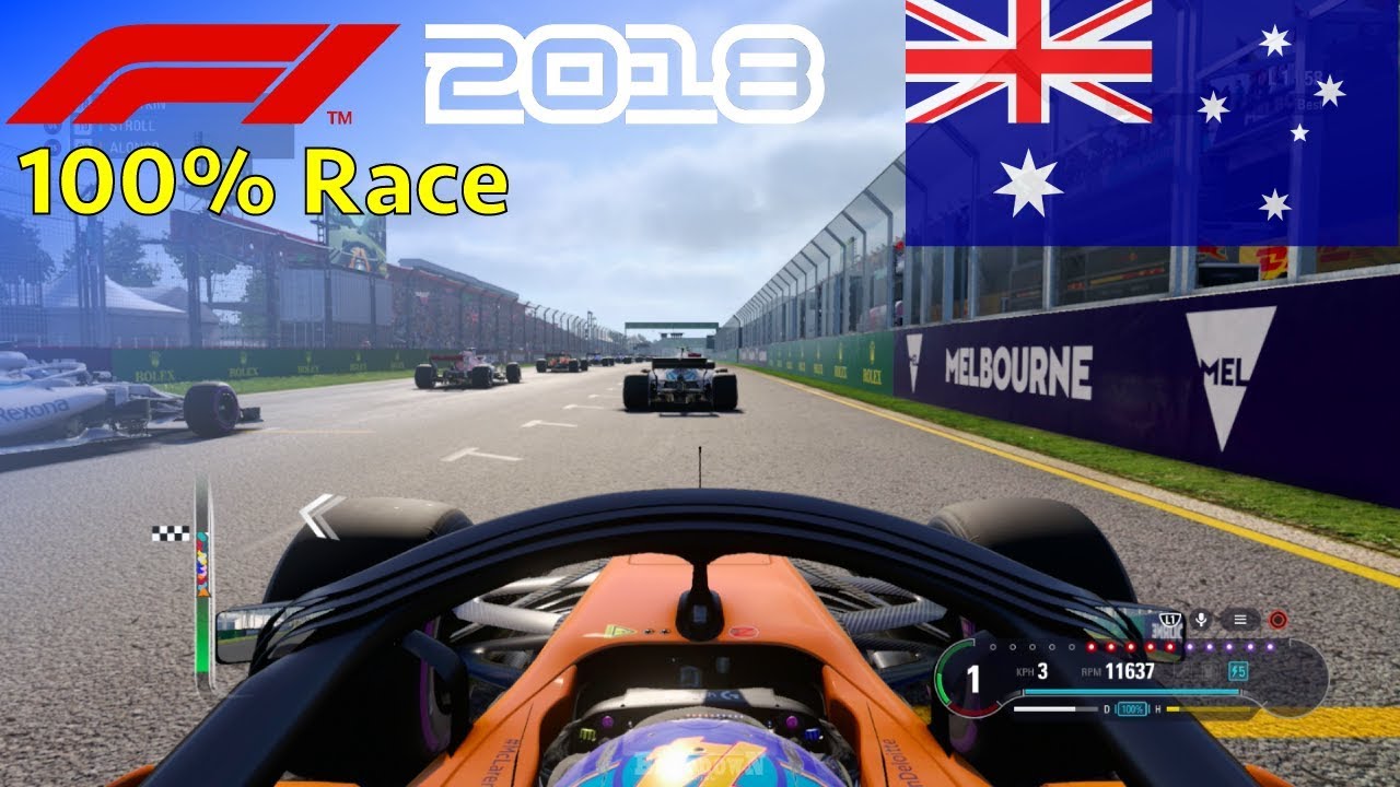 F1 2018 - Now We Can Fight With Fernando #1: 100% Race Australia
