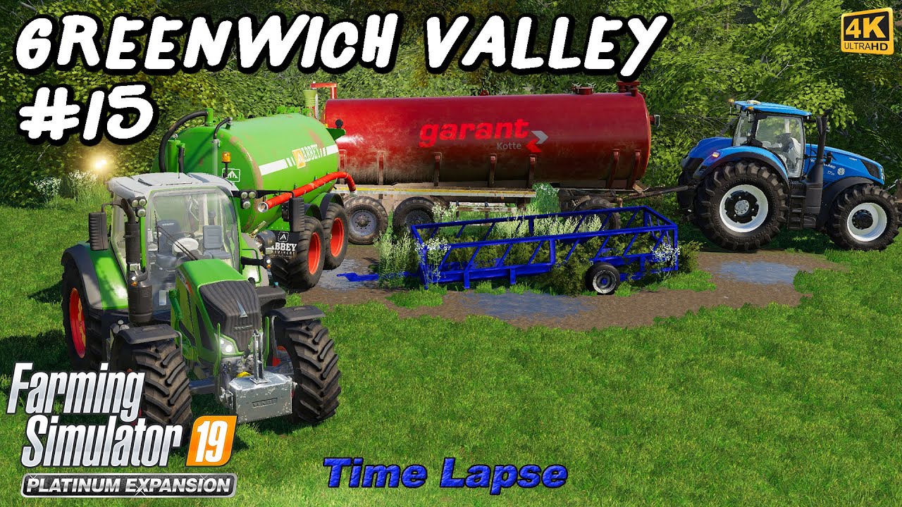 NEW Equipment. Selling slurry & manure, spreading digestate | Greenwich Valley #15 | FS19 TimeLapse