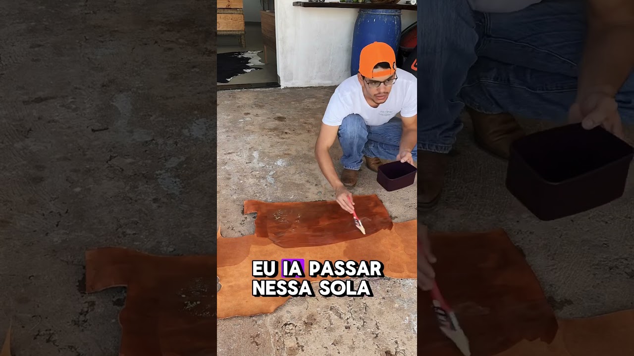 Passar &aacute;gua sanit&aacute;ria no couro como ser&aacute; q fica ? #arteemcouro  #capiau