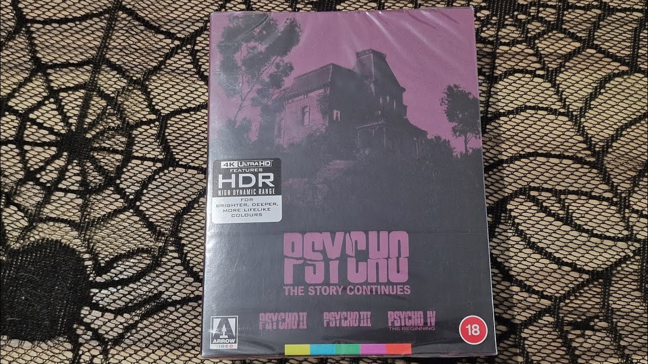 Psycho The Story Continues 4k Box Opening (Arrow Video)