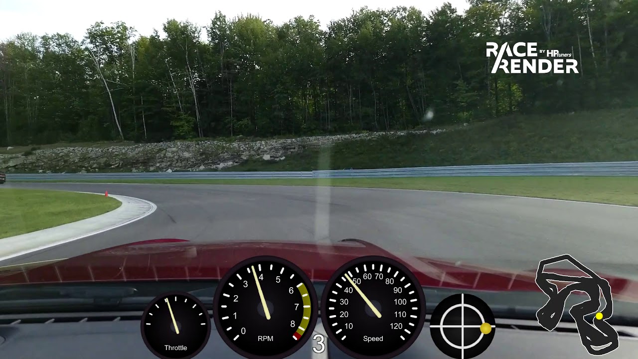 GT350 Chasing GT350R at Club Motorsports Park Fall 2018