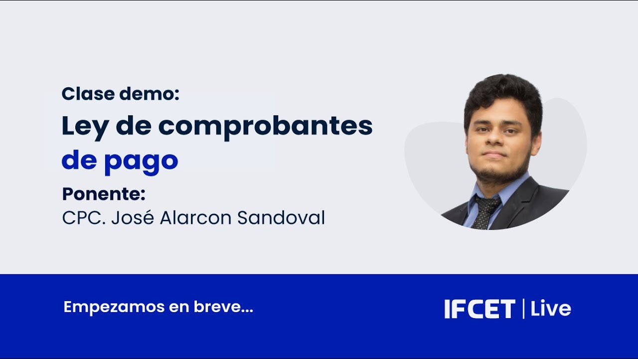 Ley de comprobantes de pago / Clase demo 📝