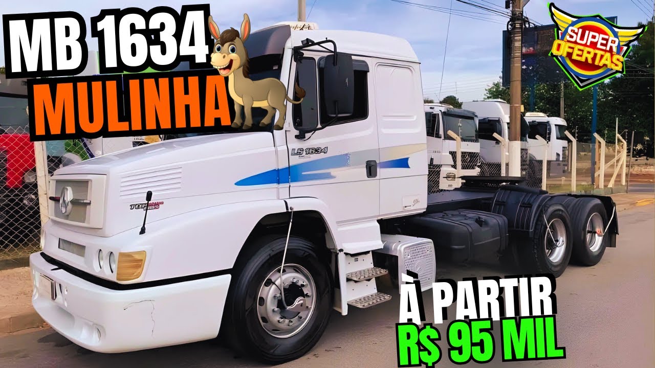 MB 1634 “MULINHA” SÓ QUALIFICADO à PARTIR DE 95 MIL REAIS #mb1634 #qualificado #caçamba