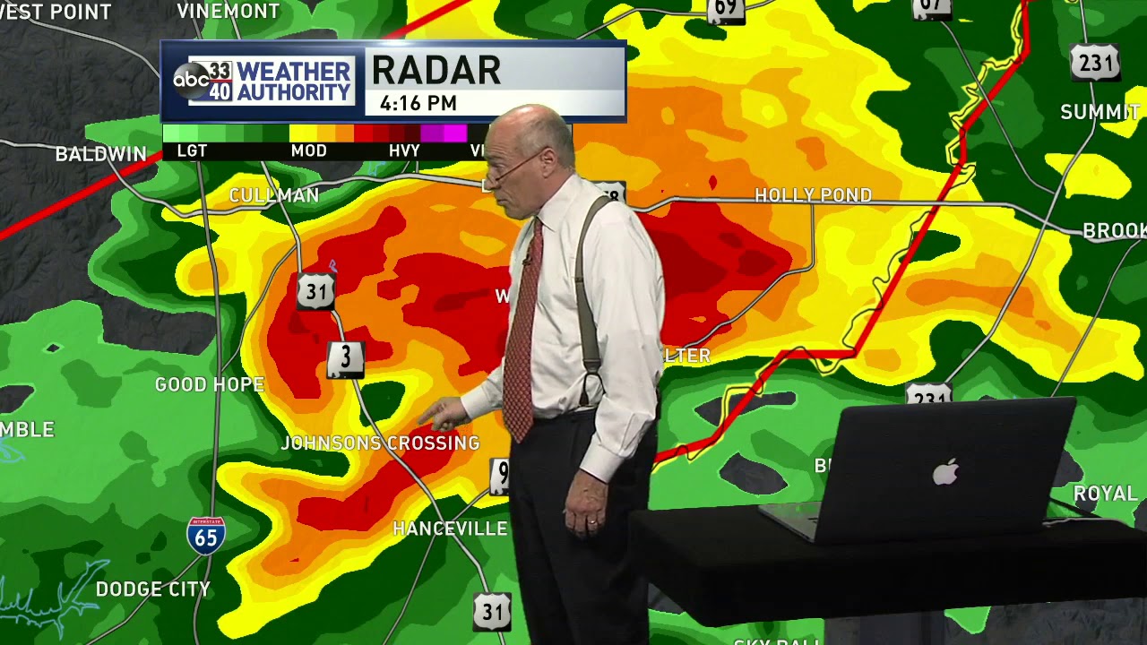 March 14, 2019 ABC 33/40 Live Tornado Coverage